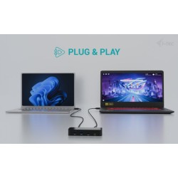 Universal KVM HUB 2x USB-C + 2x USB-A 3.0 | PartsPC.pl