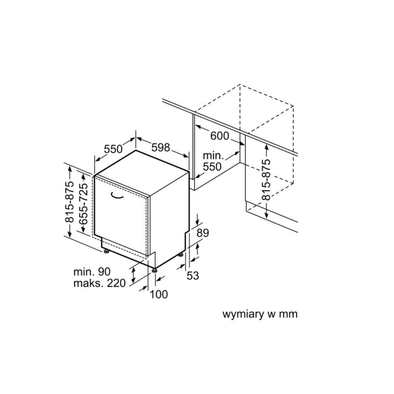 Zmywarka serie 6, 3 kosz SMD6ECX12E | PartsPC.pl