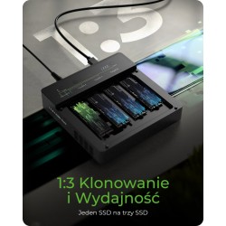 Duplicator (klonowanie 1:3) dla NVMe M.2 SSD IB-4013MCL-C4 4… | PartsPC.pl