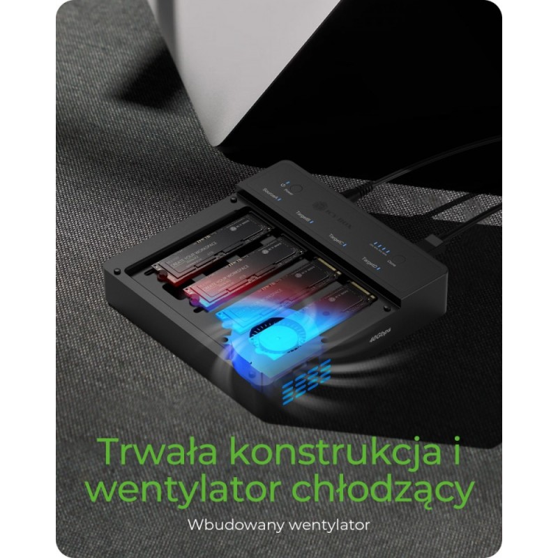 Duplicator (klonowanie 1:3) dla NVMe M.2 SSD IB-4013MCL-C4 4… | PartsPC.pl