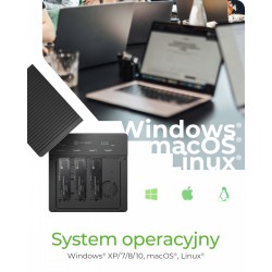 Duplicator (klonowanie 1:3) dla NVMe M.2 SSD IB-4013MCL-C4 4… | PartsPC.pl