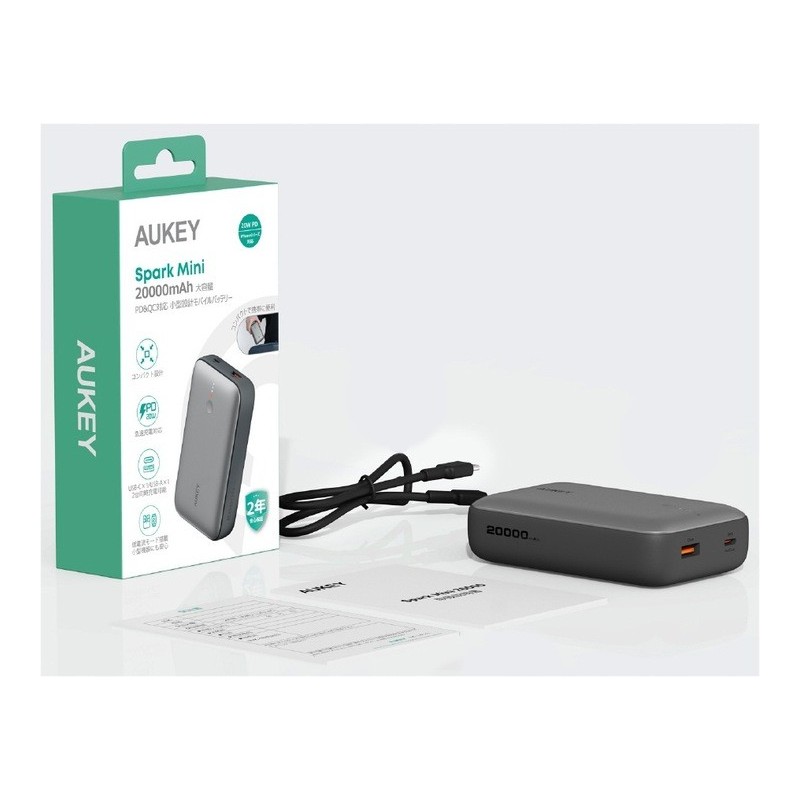 PB-Y57 Mini Power Bank | 20000mAh | 22.5W | 2xUSB | PD 3.0 Q… | PartsPC.pl