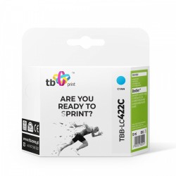 Tusz do Brother MFC-J5340DW TBB-LC422C 100% nowy cyan | PartsPC.pl