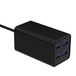 Ładowarka uniwersalna 65W GaN 2xUSB-A 2xUSB-C szybkie ładowa… | PartsPC.pl