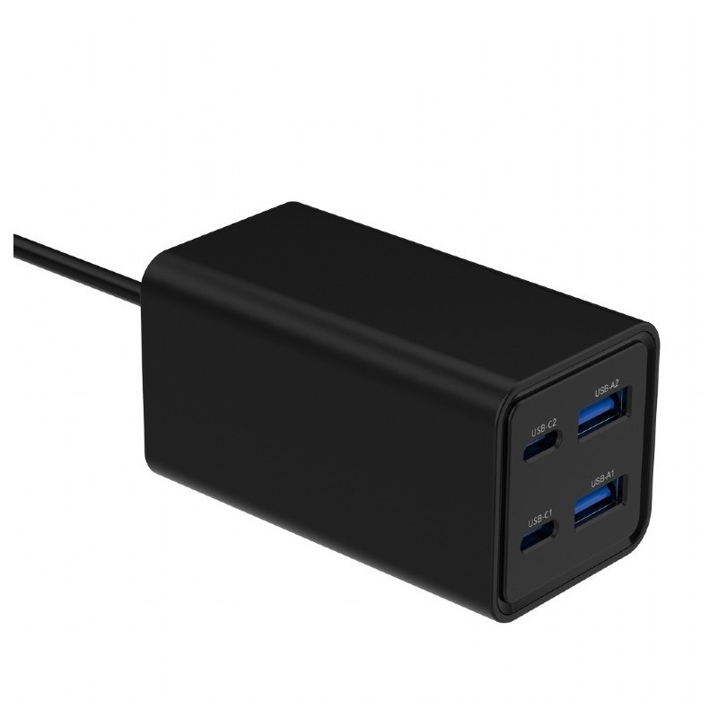 Ładowarka uniwersalna 65W GaN 2xUSB-A 2xUSB-C szybkie ładowa… | PartsPC.pl