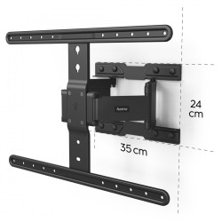 Uchwyt LCD/LED 600x400 fullmotion 90' | PartsPC.pl