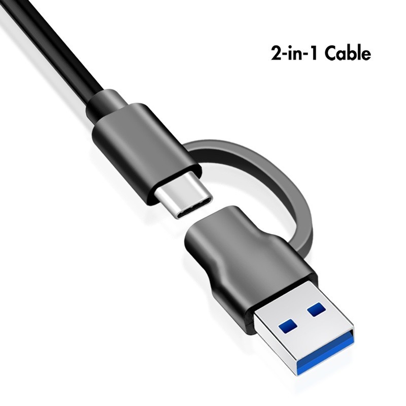 HUB USB3.2 Gen1, 7x USB-A, 7xON/OFF, czarny | PartsPC.pl