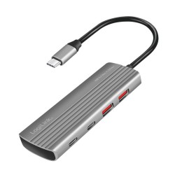 Hub USB3.2 Gen2, 2xUSB A, 2x USB-C, PD, 100W | PartsPC.pl