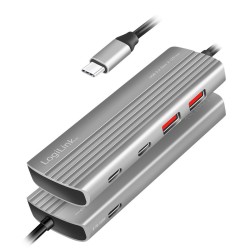 Hub USB3.2 Gen2, 2xUSB A, 2x USB-C, PD, 100W | PartsPC.pl