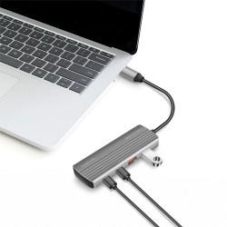 Hub USB3.2 Gen2, 2xUSB A, 2x USB-C, PD, 100W | PartsPC.pl