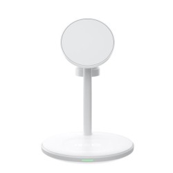 MagScape Ładowarka Indukcyjna 3w1 MagSafe magnetyczna Biała | PartsPC.pl
