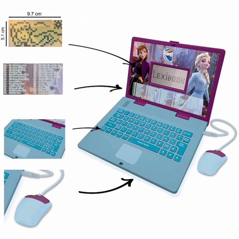 Laptop edukacyjny Disney Frozen dwujęzyczny PL/ ENG 124 akty… | PartsPC.pl