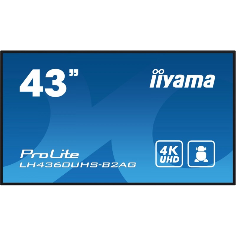 Monitor 43 LH4360UHS-B2A 24/7, 500cd, 4K, VA, Wifi, 6.5ms, 3… | PartsPC.pl