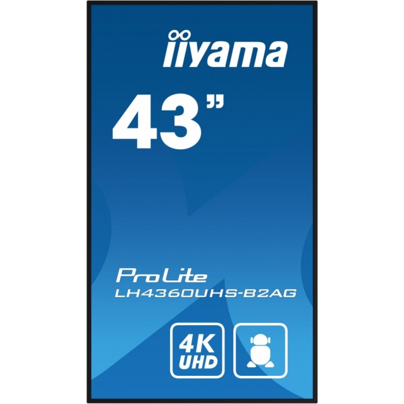 Monitor 43 LH4360UHS-B2A 24/7, 500cd, 4K, VA, Wifi, 6.5ms, 3… | PartsPC.pl