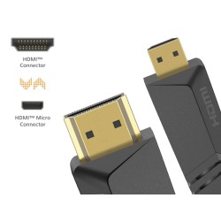 Kabel HDMI-micro HDMI 1,5m | PartsPC.pl