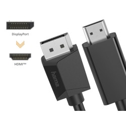 Kabel displayport HDMI 4k 1,5m | PartsPC.pl