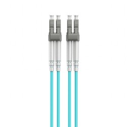 Kabel światłowodowy wielomodowy duplex OM4 50/125,LC/LC,25m | PartsPC.pl