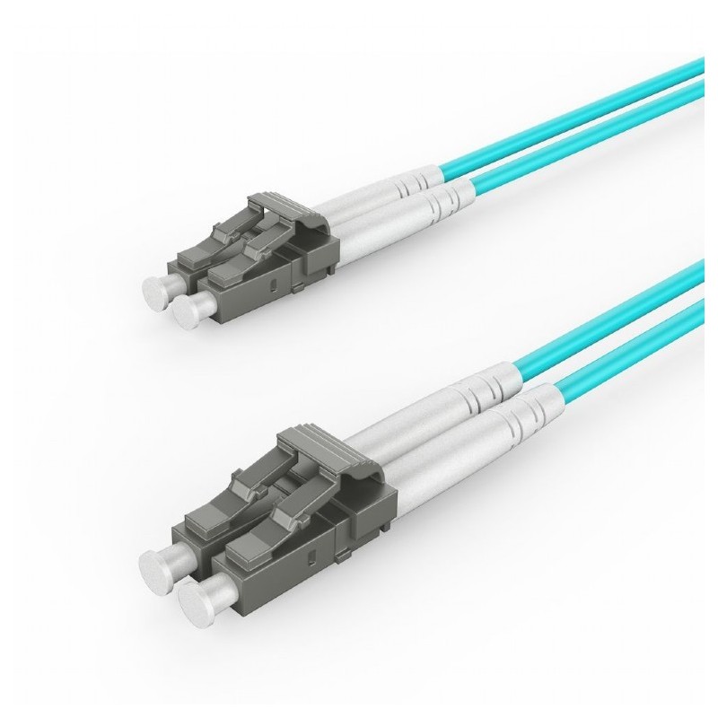 Kabel światłowodowy wielomodowy duplex OM4 50/125,LC/LC,25m | PartsPC.pl