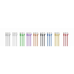 Patch cord kat.6 miedź UTP 10m szary | PartsPC.pl