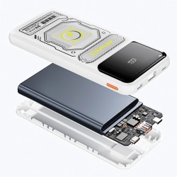 PowerBank 10000mAh 22,5W P77K wbudowane kable lightning USB-… | PartsPC.pl