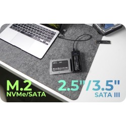 Stacja dokująca IB-180MS-C31 SSD Docking 1x 2,5"/3,5" & 1x M… | PartsPC.pl