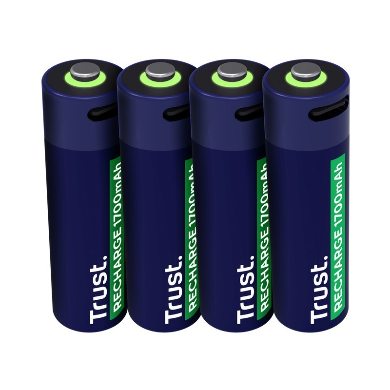 Baterie akumulatory AA USB-C 4 sztuki | PartsPC.pl