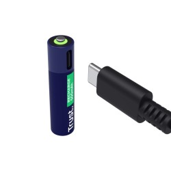 Baterie akumulatory 2 sztuki AAA USB-C | PartsPC.pl