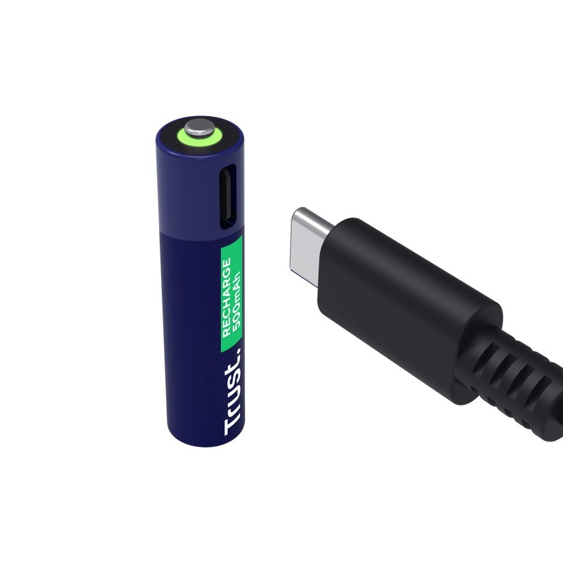 Baterie akumulatory 2 sztuki AAA USB-C | PartsPC.pl