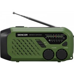 Radio przenośne alarmowe AM/FM, latarka, power bank, bateria… | PartsPC.pl