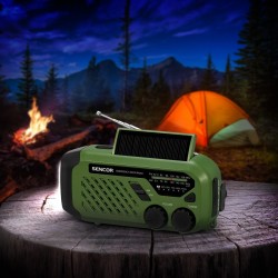 Radio przenośne alarmowe AM/FM, latarka, power bank, bateria… | PartsPC.pl