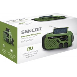 Radio przenośne alarmowe AM/FM, latarka, power bank, bateria… | PartsPC.pl