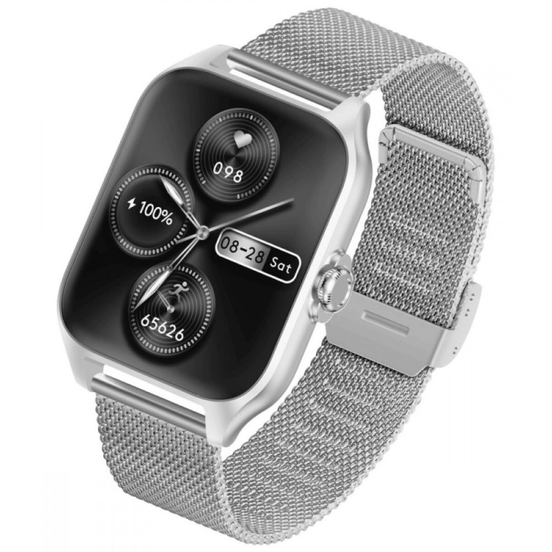 Smartwatch GRC ACTIVITY 2 Srebrny matowy | PartsPC.pl