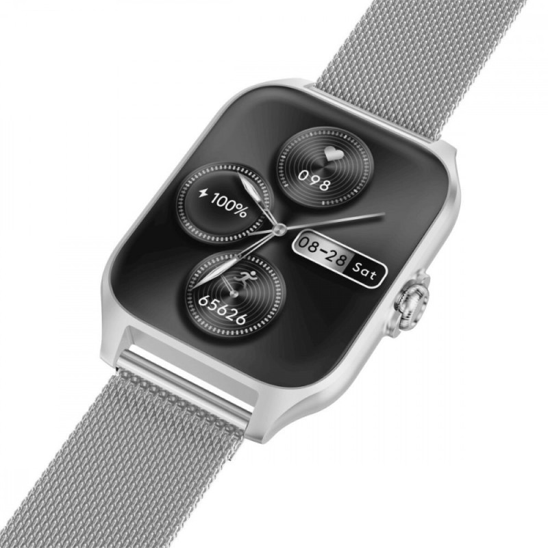 Smartwatch GRC ACTIVITY 2 Srebrny matowy | PartsPC.pl