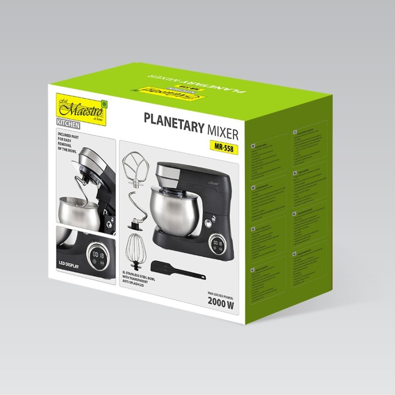 Robot planetarny z misą 5l,  2000W  MR-558 | PartsPC.pl