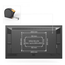 Uchwyt LCD/LED 200x200 motion 48 cali | PartsPC.pl