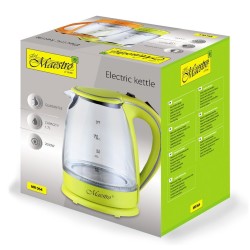Czajnik elektryczny szklany 1,7l 2000W MR-064-GREEN | PartsPC.pl