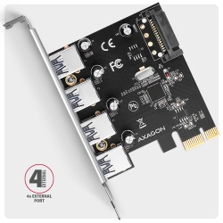 PCEU-430RS Kontroler PCIe 4x port USB 3.2 GEN 1, UASP, chips… | PartsPC.pl