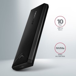 EEM2-UB2 Obudowa zewnętrzna aluminiowa, USB-C 3.2 Gen 2 - M.… | PartsPC.pl