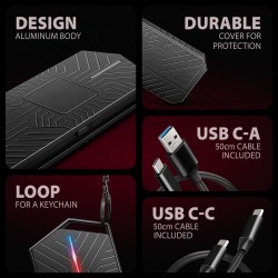 EEM2-GAM Obudowa zewnętrzna aluminiowa USB-C 3.2 Gen 2 M.2 N… | PartsPC.pl