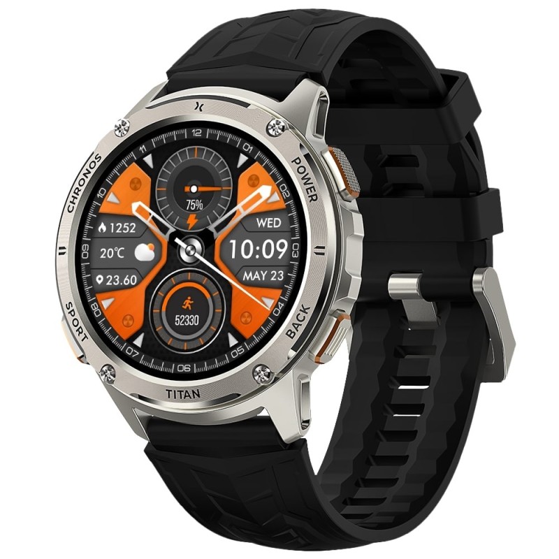 Smartwatch FW110 Titan Chronos Srebrny | PartsPC.pl
