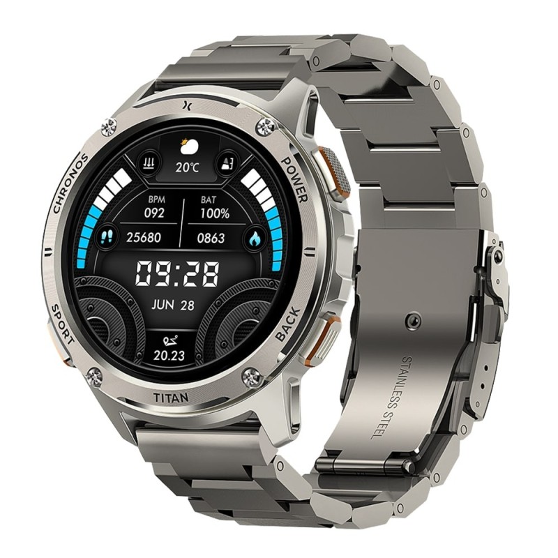 Smartwatch FW110 Titan Chronos Srebrny | PartsPC.pl