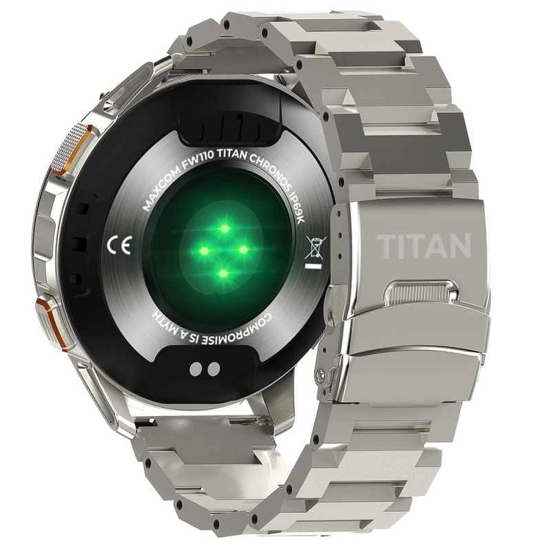 Smartwatch FW110 Titan Chronos Srebrny | PartsPC.pl