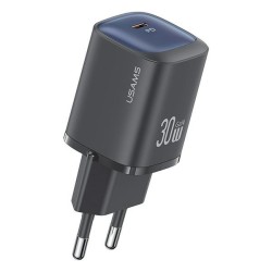Ładowarka sieciowa 30W GaN USB-C Fast charging Czarna | PartsPC.pl