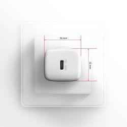 ACU-PD30W Ładowarka sieciowa PD 30W, 1x port USB-C, PD3.0/QC… | PartsPC.pl