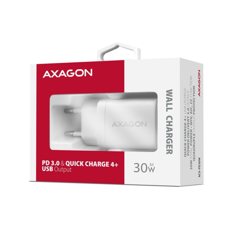 ACU-PD30W Ładowarka sieciowa PD 30W, 1x port USB-C, PD3.0/QC… | PartsPC.pl