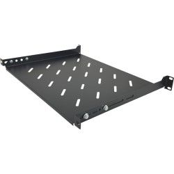 Półka stała 19 cali 1U głębokość 350mm Czarna | PartsPC.pl