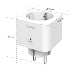 Gniazdo WIFI 3680W kwadratowe matter | PartsPC.pl