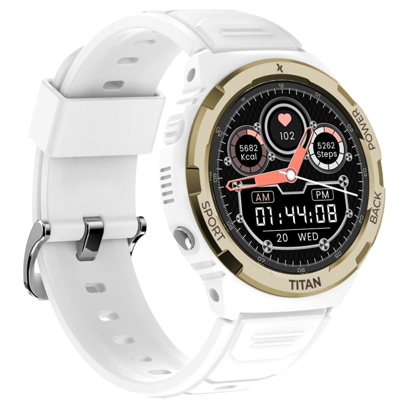 Smartwatch FW100 Titan Valkiria Biały | PartsPC.pl