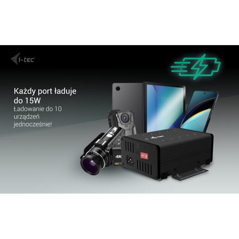 !i-tec USB-C/USB-A Metal Charging + data HUB 15W per port 10… | PartsPC.pl