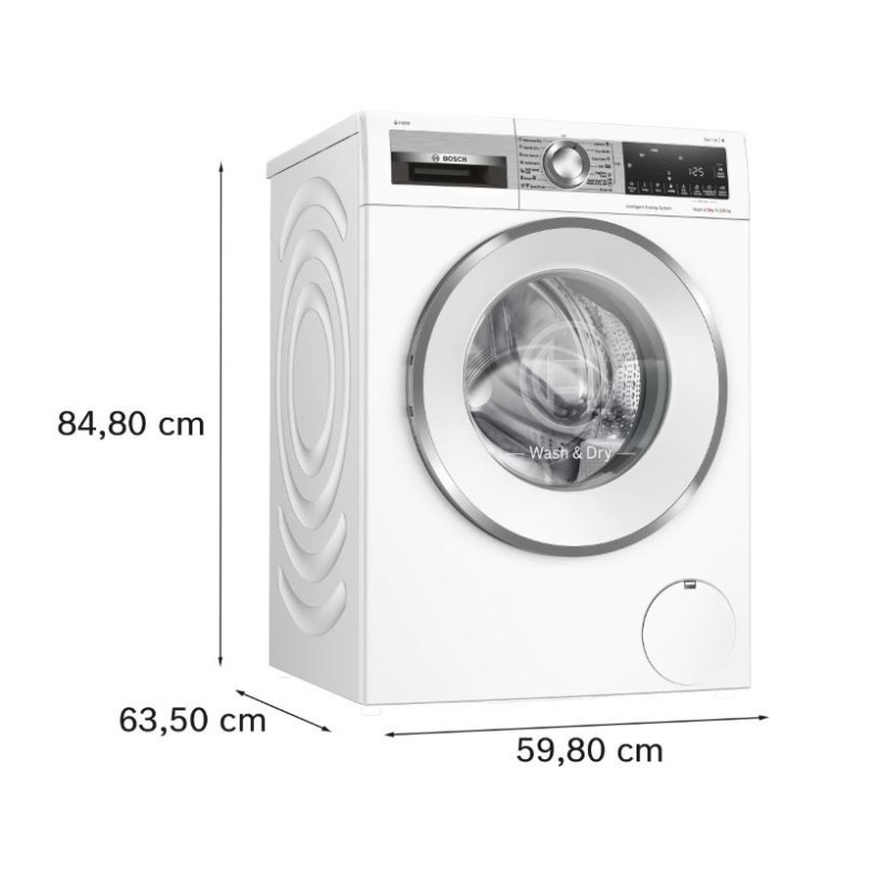 Pralko-suszarka WNG254A9BY 10,5/6kg | PartsPC.pl